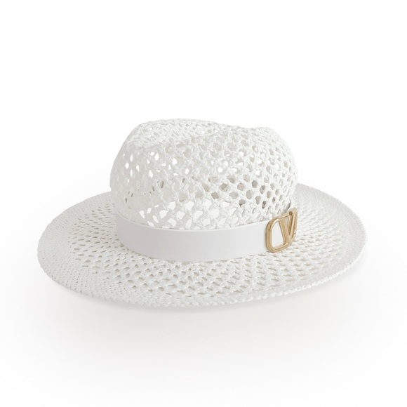 Valentino Garavani Woven Fedora
